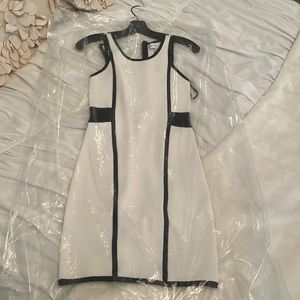 Milly black and white bodycon dress
